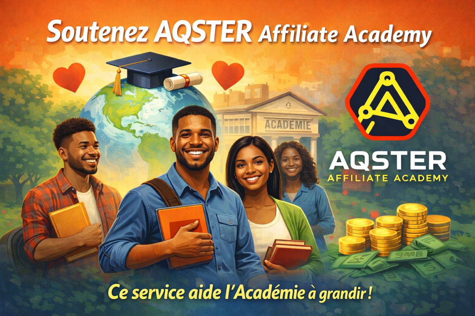 Soutenez l'académie